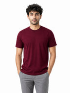 Men's Premium 100% Cotton Round Neck Half Sleeve T-Shirt