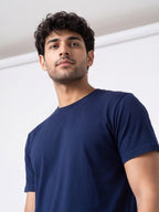 Men's Premium 100% Cotton Round Neck Half Sleeve T-Shirt