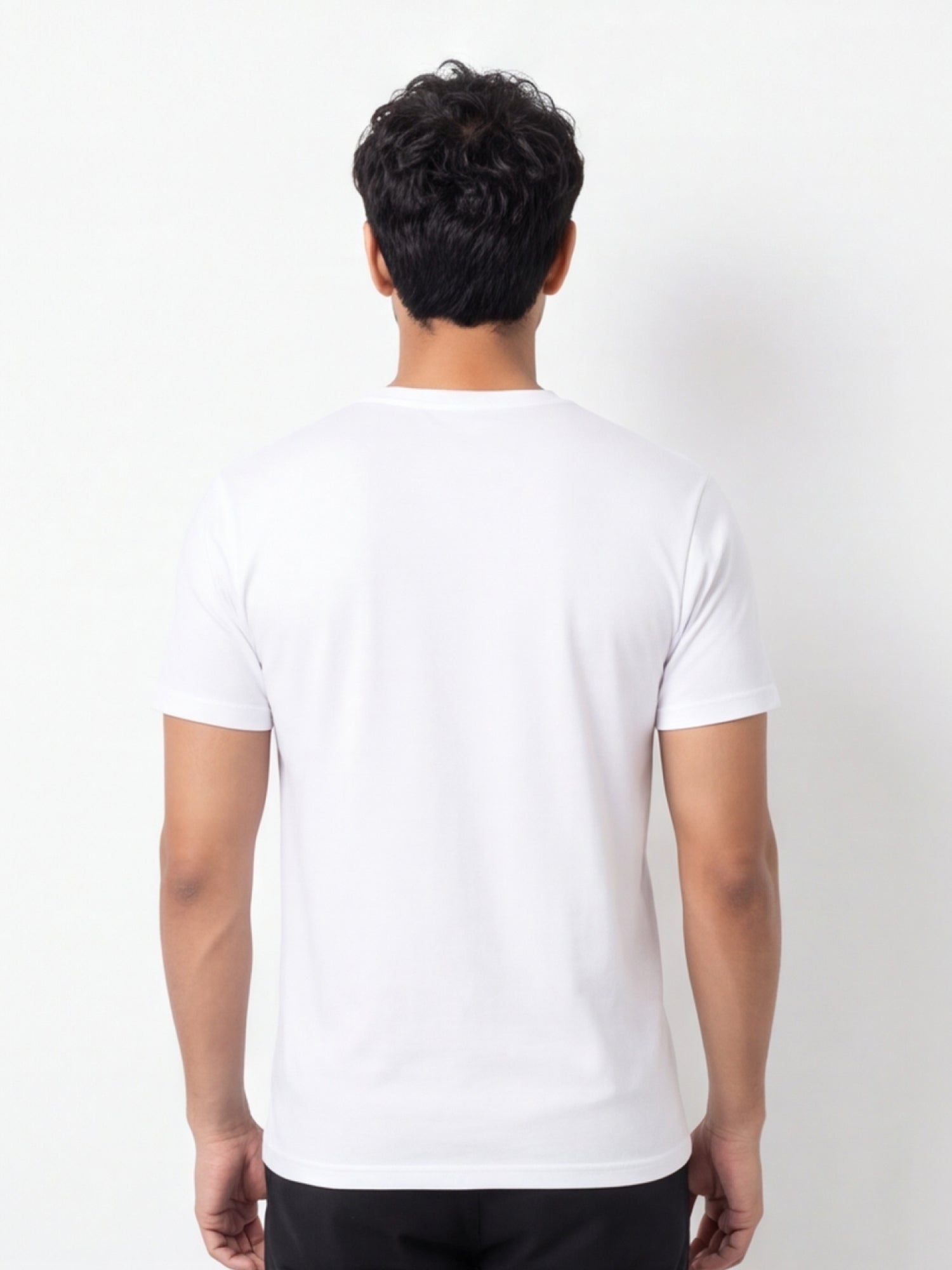 Men's Premium 100% Cotton Round Neck Half Sleeve T-Shirt