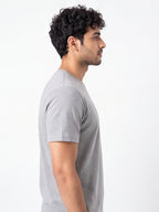 Men's Essential 100% Cotton Round Neck Half Sleeve T-Shirt | 180+ GSM | Bio-Washed