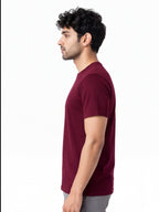Men's Premium 100% Cotton Round Neck Half Sleeve T-Shirt