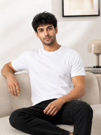 Men's Premium 100% Cotton Round Neck Half Sleeve T-Shirt