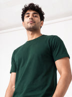 Men's Premium 100% Cotton Round Neck Half Sleeve T-Shirt