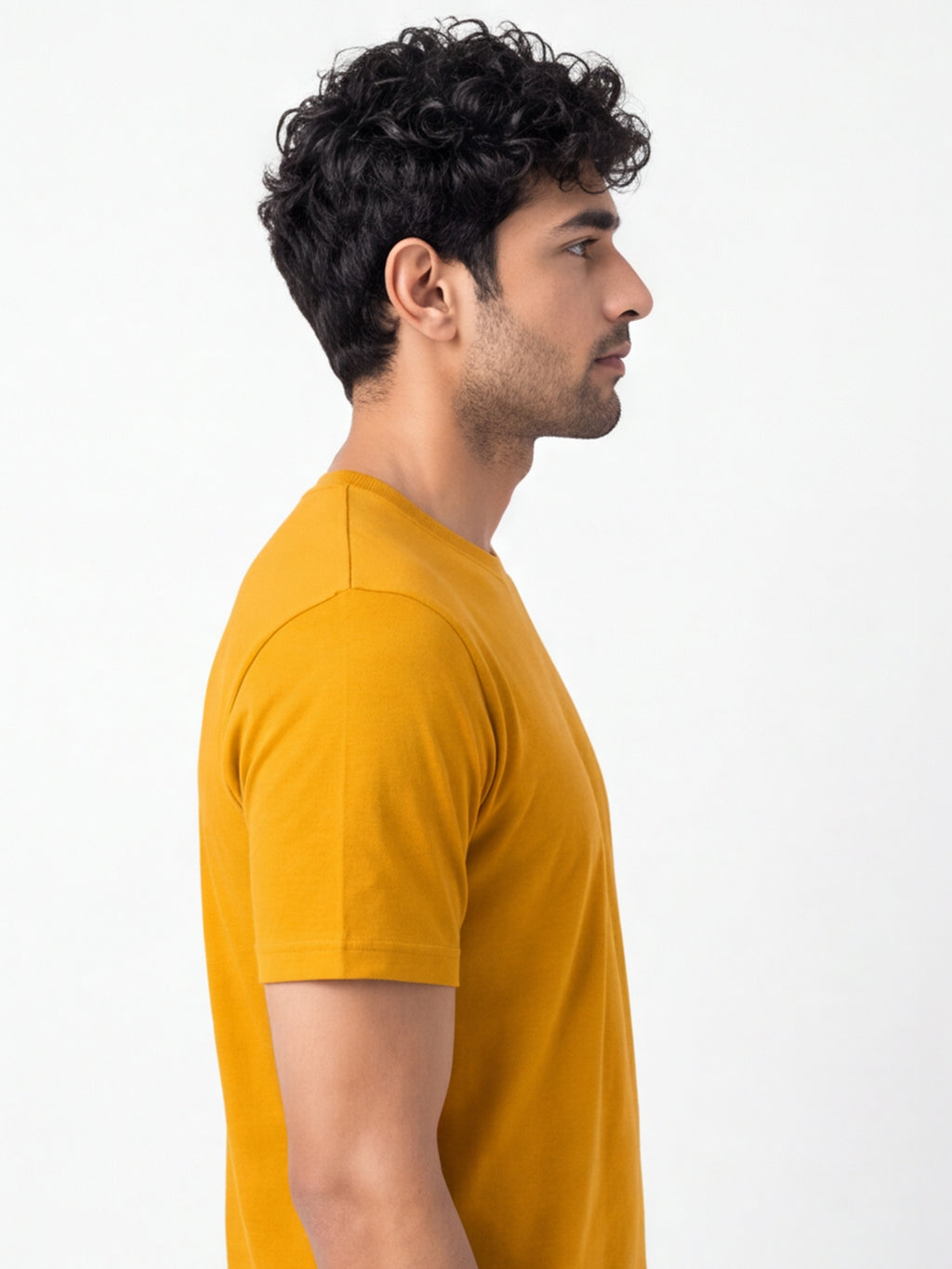 Men's Premium 100% Cotton Round Neck Half Sleeve T-Shirt
