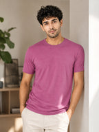 Men's Premium 100% Cotton Round Neck Half Sleeve T-Shirt