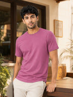 Men's Premium 100% Cotton Round Neck Half Sleeve T-Shirt