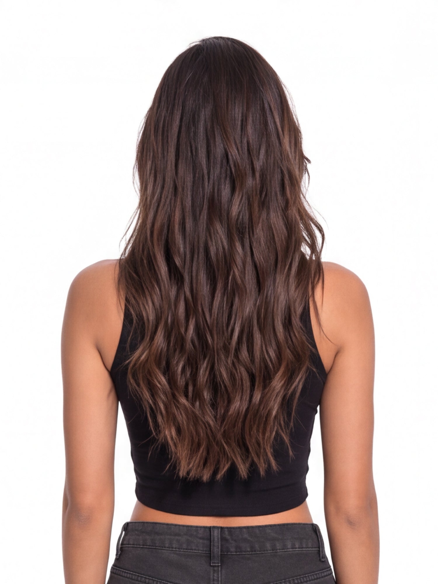 Ribbed High Neck Crop Tank Top