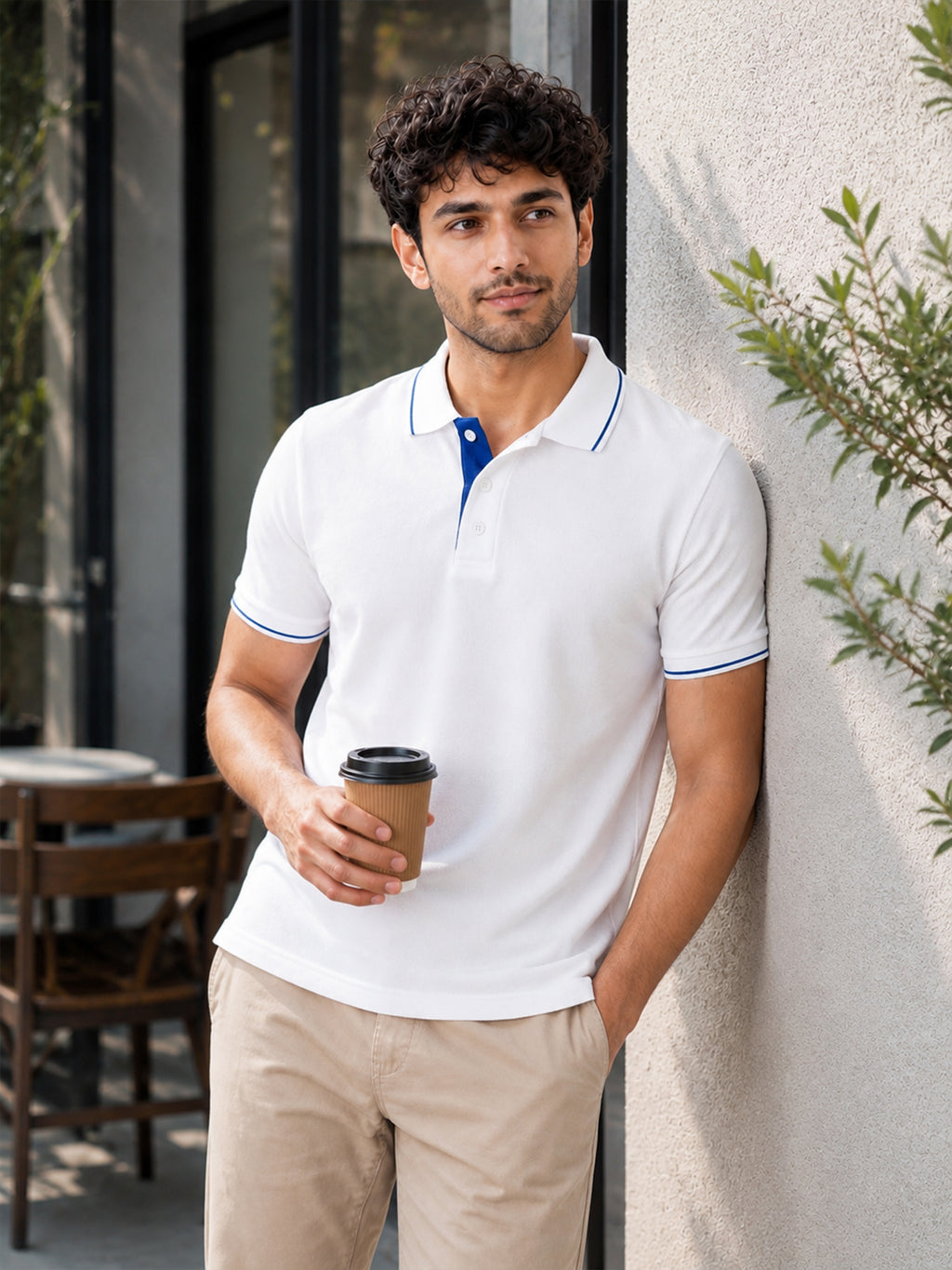Men's 100% Organic Cotton Polo T-Shirt | 240+ GSM | 40"