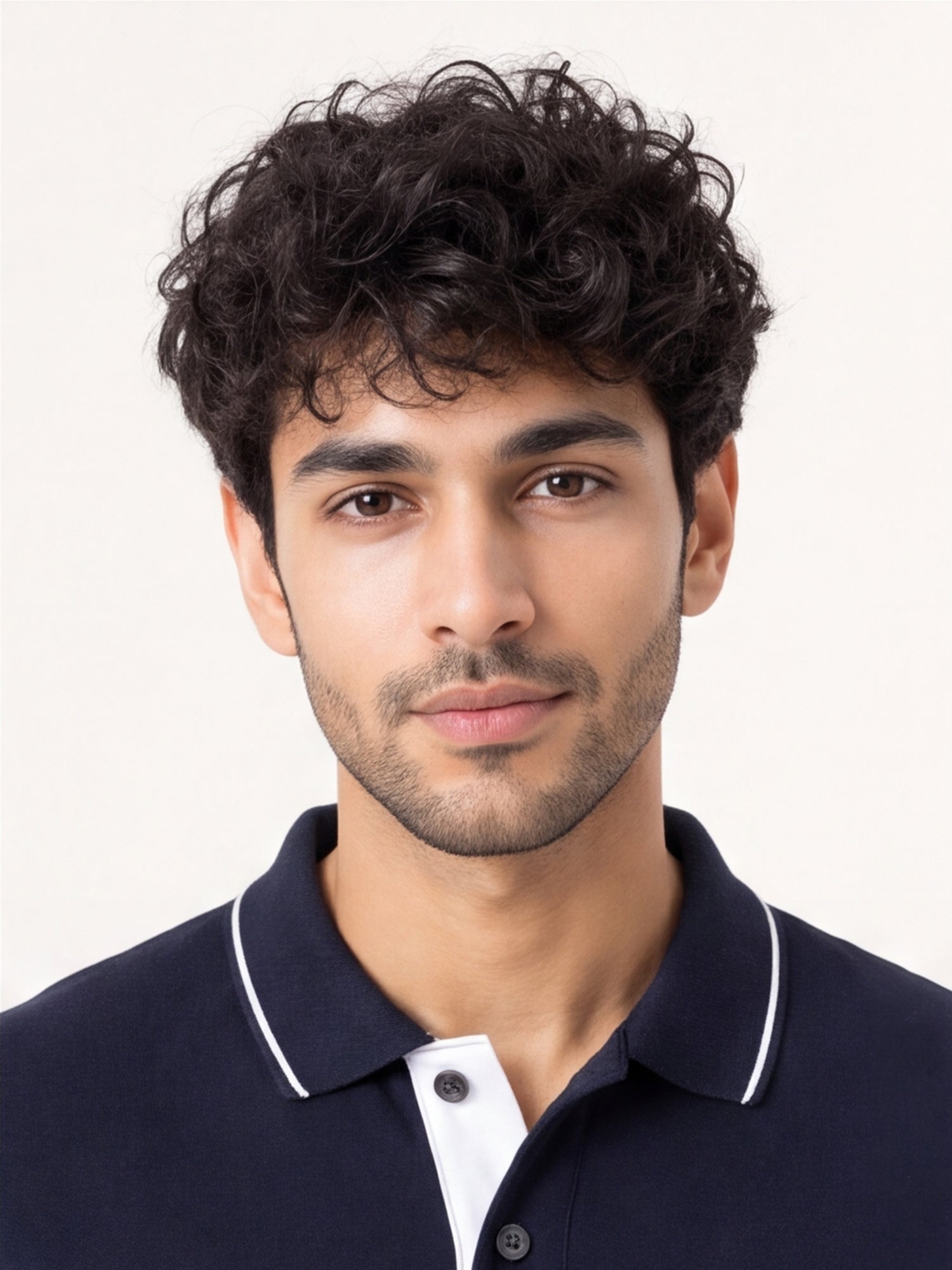 Men's 100% Cotton Ribbed Polo T-Shirt