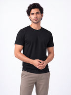 Men's Signature 100% Cotton Round Neck Half Sleeve T-Shirt | 180+ GSM | Soft Touch Finish