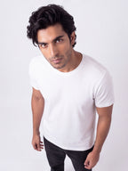 Men's Signature 100% Cotton Round Neck Half Sleeve T-Shirt | 180+ GSM | Soft Touch Finish