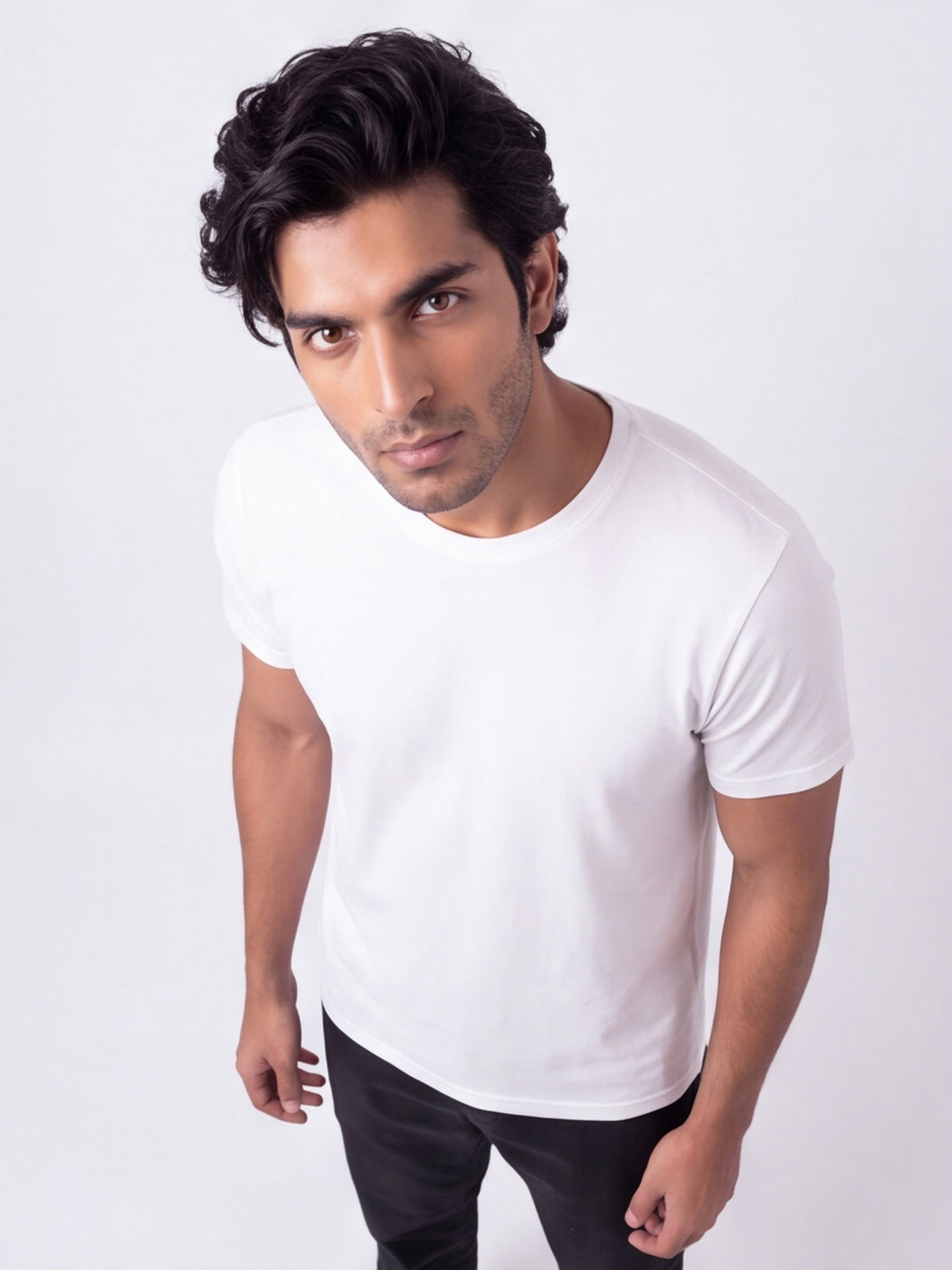Men's Signature 100% Cotton Round Neck Half Sleeve T-Shirt | 180+ GSM | Soft Touch Finish