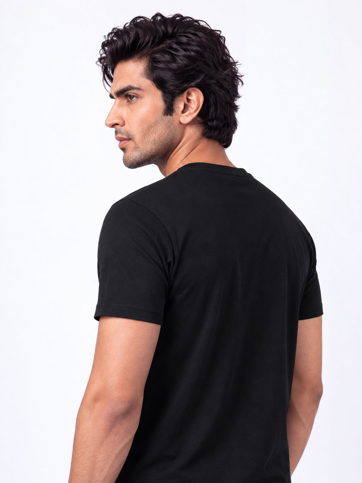Men's Signature 100% Cotton Round Neck Half Sleeve T-Shirt | 180+ GSM | Soft Touch Finish