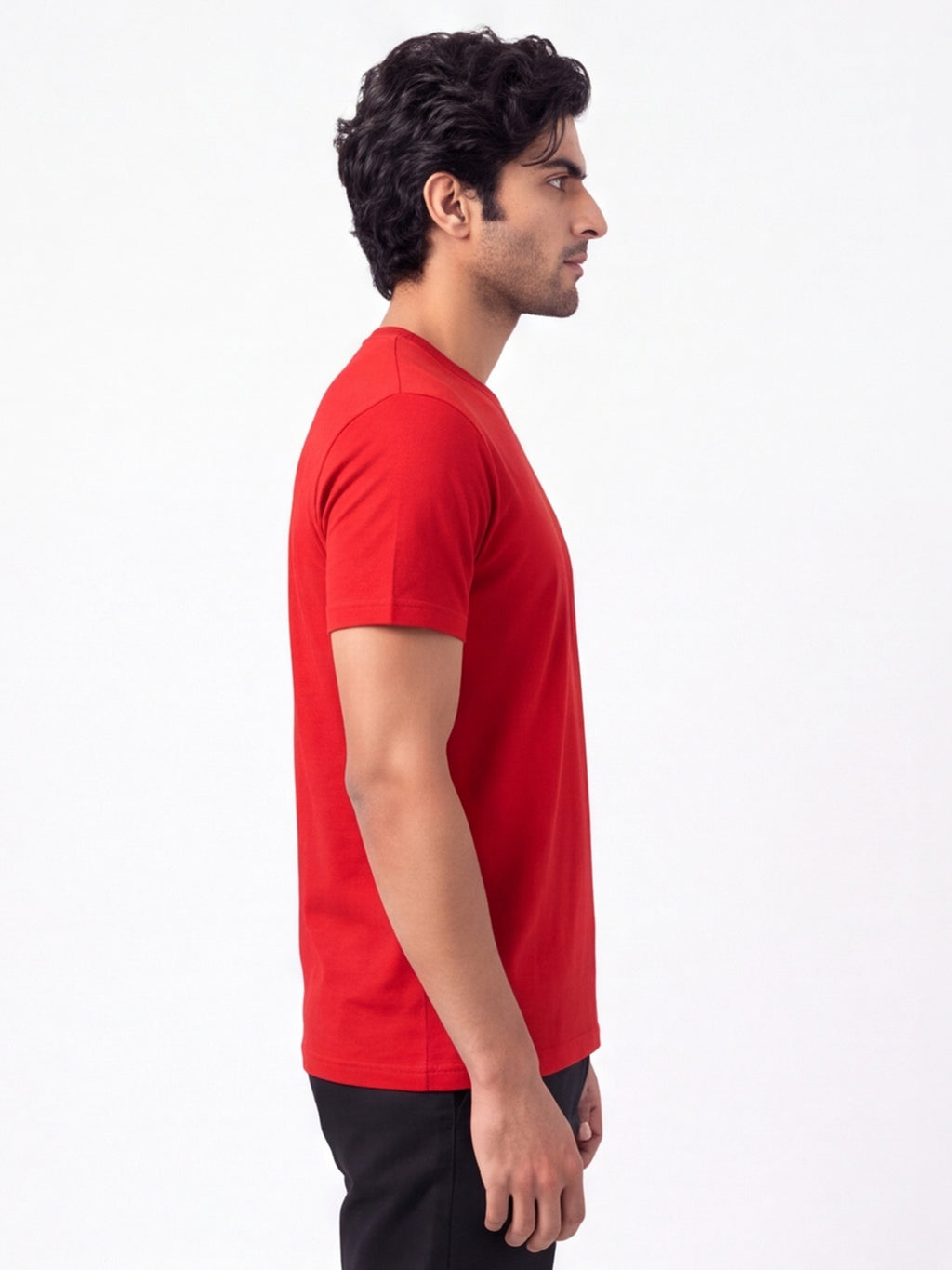 Men's Signature 100% Cotton Round Neck Half Sleeve T-Shirt | 180+ GSM | Soft Touch Finish