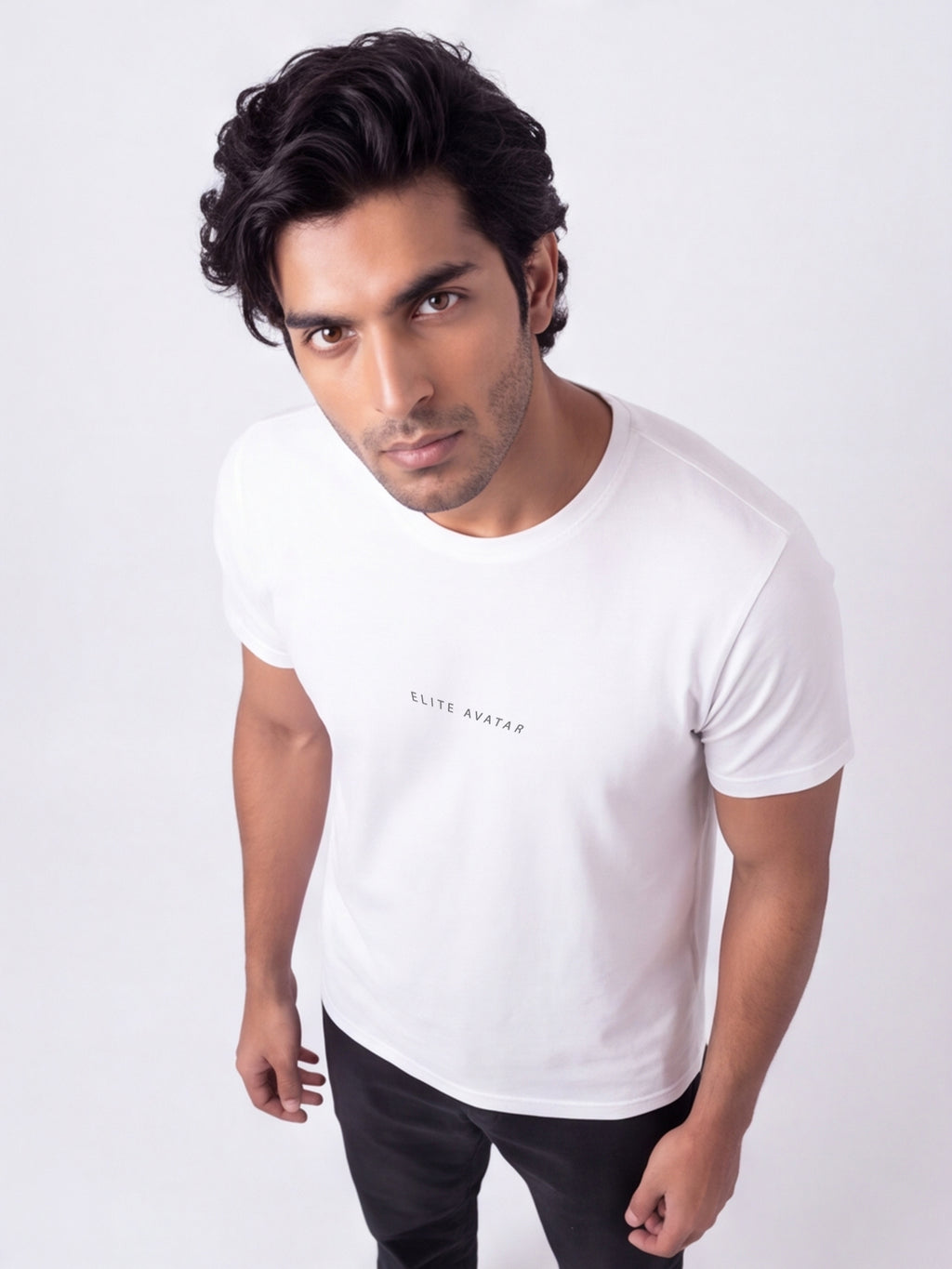 Men's Signature 100% Cotton Statement Round Neck Half Sleeve T-Shirt | 180+ GSM | Premium Finish