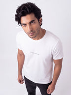 Men's Signature 100% Cotton Statement Round Neck Half Sleeve T-Shirt | 180+ GSM | Premium Finish