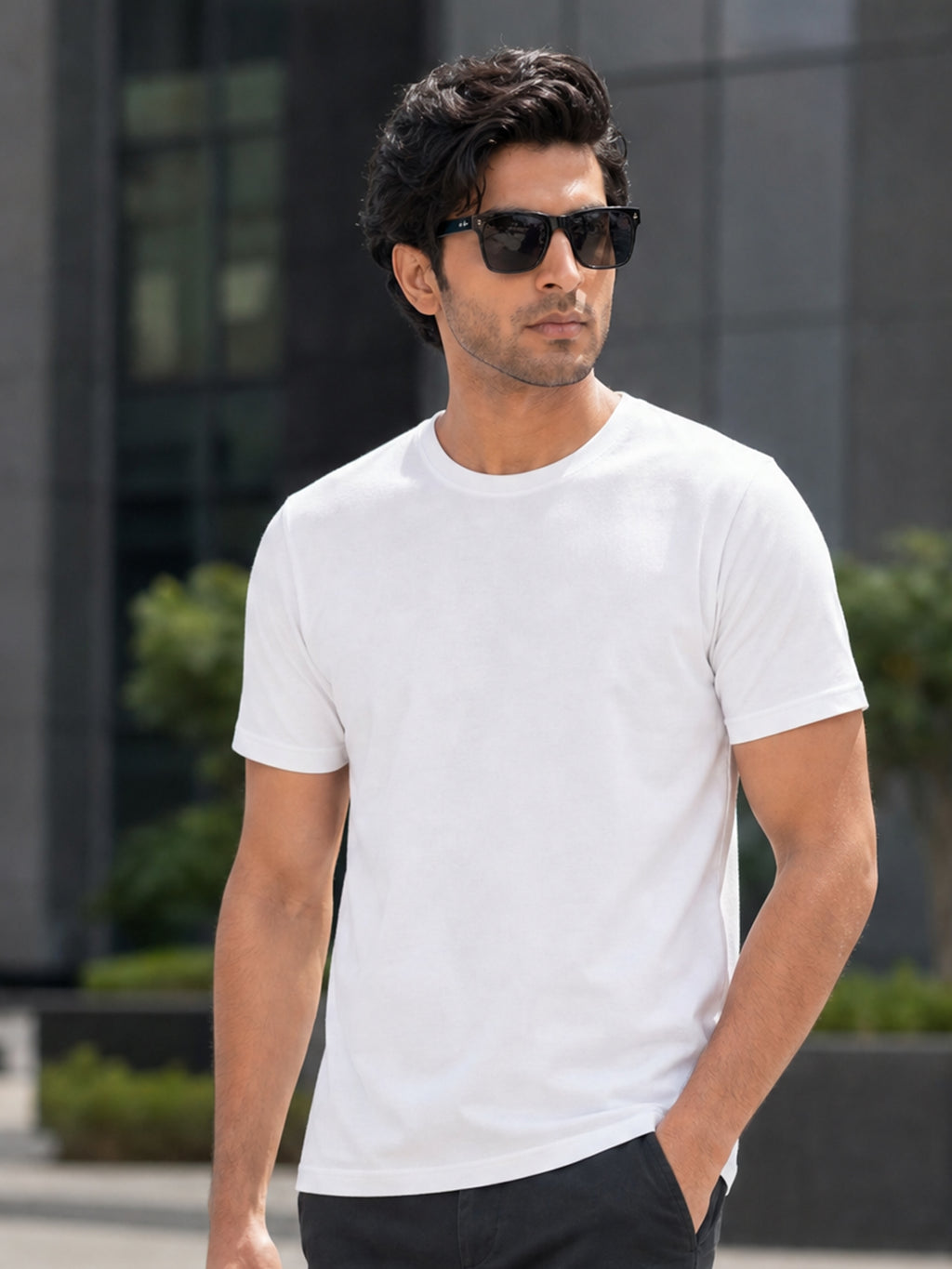 Men's Signature 100% Cotton Round Neck Half Sleeve T-Shirt | 180+ GSM | Soft Touch Finish