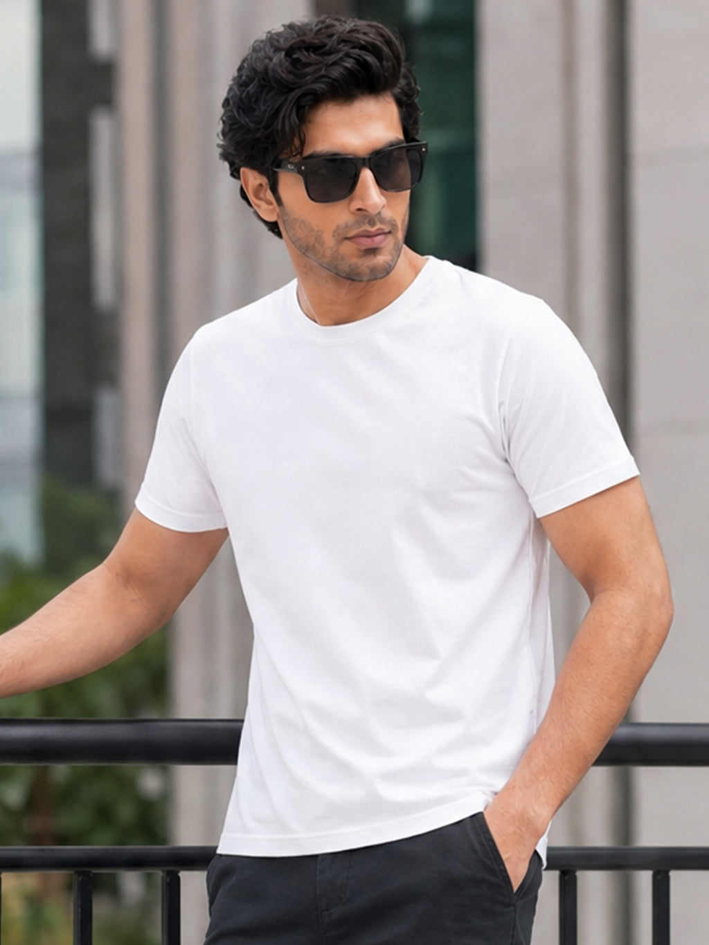 Men's Signature 100% Cotton Round Neck Half Sleeve T-Shirt | 180+ GSM | Soft Touch Finish
