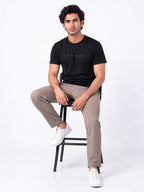 Men's Signature 100% Cotton Statement Round Neck Half Sleeve T-Shirt | 180+ GSM | Premium Finish