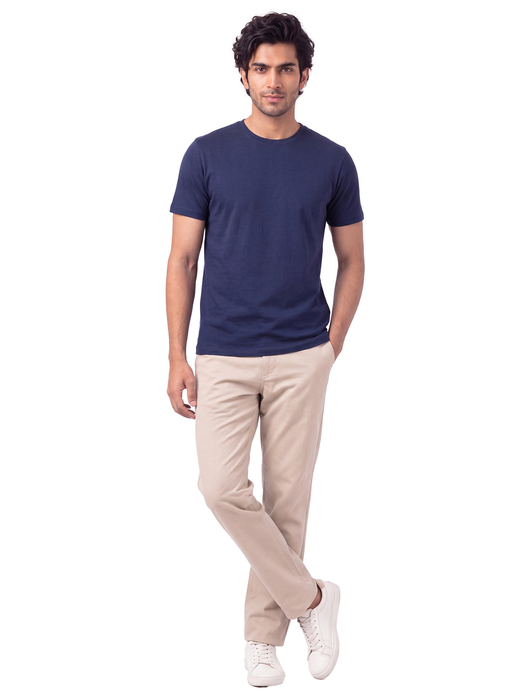 Men's Signature 100% Cotton Round Neck Half Sleeve T-Shirt | 180+ GSM | Soft Touch Finish