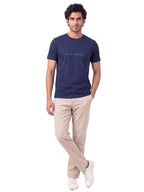 Men's Signature 100% Cotton Statement Round Neck Half Sleeve T-Shirt | 180+ GSM | Premium Finish