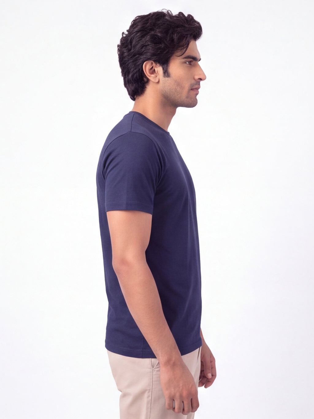 Men's Signature 100% Cotton Round Neck Half Sleeve T-Shirt | 180+ GSM | Soft Touch Finish