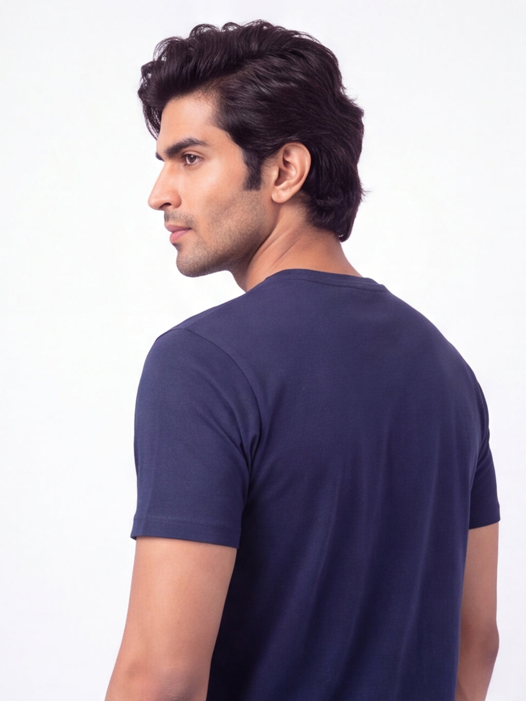 Men's Signature 100% Cotton Round Neck Half Sleeve T-Shirt | 180+ GSM | Soft Touch Finish